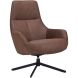 Draaifauteuil Vaneze microleder bruin