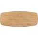 Eettafel Aska 260x110 cm Deens ovaal teak naturel brushed